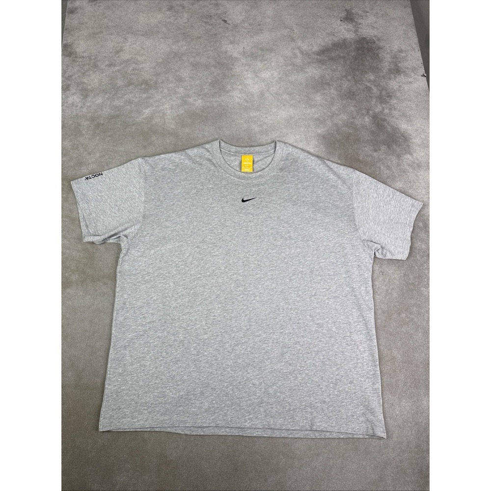 Nike NOCTA Drake Heavyweight T-Shirt Gray XXL Oversized Swoosh Streetwear